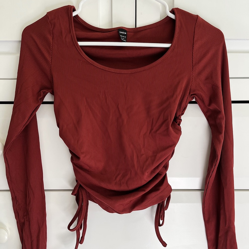Shein crop top with ties